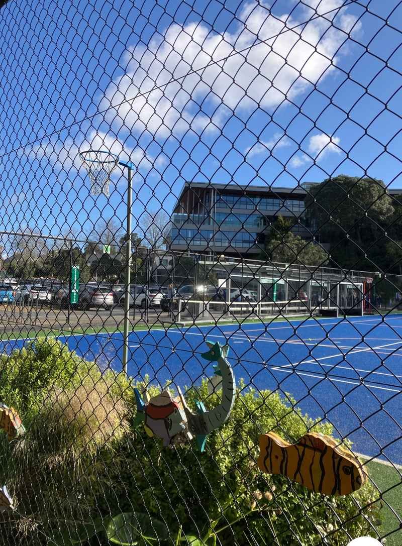 Hockey courts at Baradene College