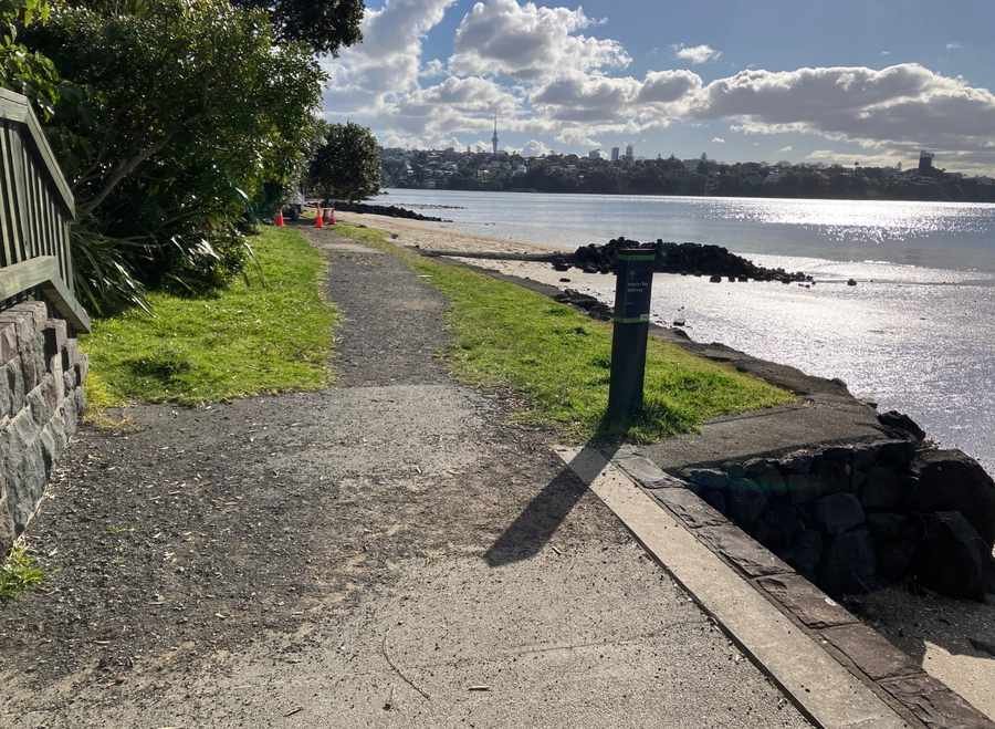 Path with harbour views near Wilson Beach